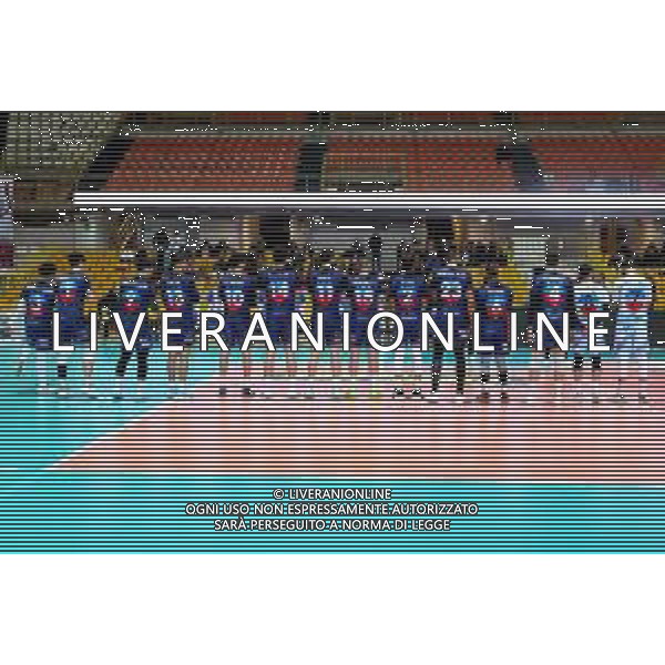 Reggio Calabria 26/12/2024 PalaCalafiore. Campionato Nazionale Volley maschile serie A3. Domotek RC vs Avimecc Modica. In foto: formazione Avimecc Modica foto pasquale gareffa-ag aldo liverani sas
