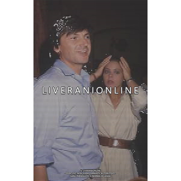 DIAP-RETROSPETTIVA ORNELLA MUTI ATTRICE NELLA FOTO ORNELLA MUTI CON FEDERICO FACCHINETTI AG ALDO LIVERANI SAS