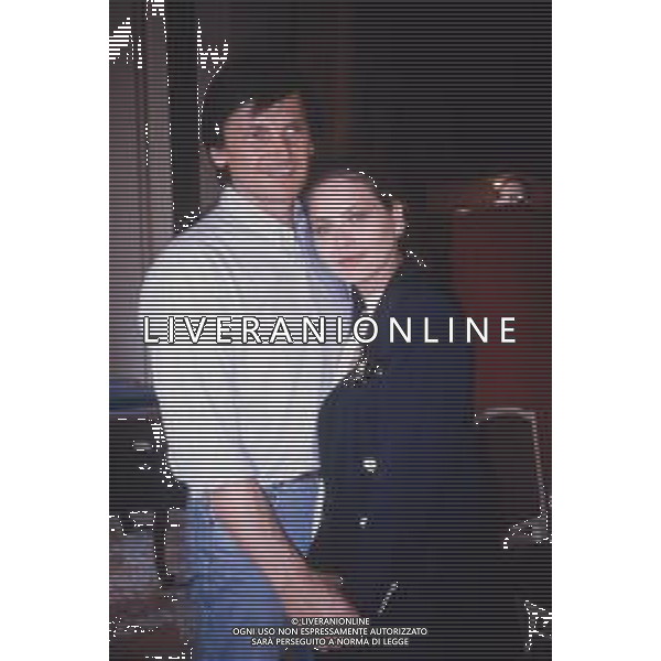 DIAP-RETROSPETTIVA ORNELLA MUTI ATTRICE NELLA FOTO ORNELLA MUTI CON FEDERICO FACCHINETTI AG ALDO LIVERANI SAS