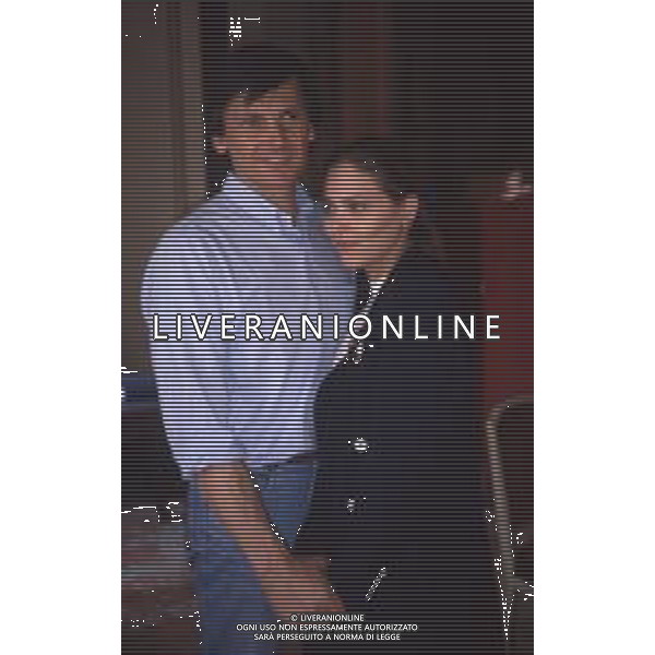 DIAP-RETROSPETTIVA ORNELLA MUTI ATTRICE NELLA FOTO ORNELLA MUTI CON FEDERICO FACCHINETTI AG ALDO LIVERANI SAS