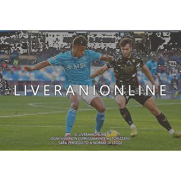 29-12-2024 NAPOLI -CAMPIONATO DI CALCIO SERIE A NAPOLI-VENEZIA nella foto: David Neres, Marin Šverko Foto Mosca, Ag.Liverani