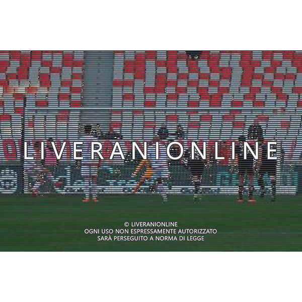 TVEM December 29, 2024 Bari, Italy - SSC Bari vs Spezia Calcio - Italian soccer serie B 2024/25 - San Nicola Stadium. In the pic: Cesar Falletti of SSC Bari score the goal on penalty foto emmanuele mastrodonato-ag aldo liverani sas