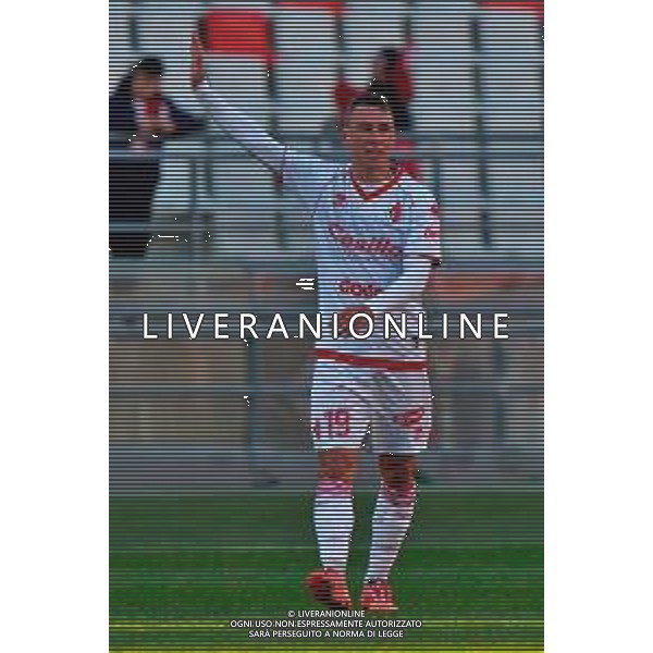 TVEM December 29, 2024 Bari, Italy - SSC Bari vs Spezia Calcio - Italian soccer serie B 2024/25 - San Nicola Stadium. In the pic: Cesar Falletti of SSC Bari celebrates after scoring a goal foto emmanuele mastrodonato-ag aldo liverani sas
