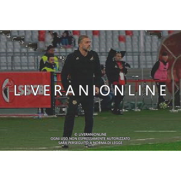 TVEM December 29, 2024 Bari, Italy - SSC Bari vs Spezia Calcio - Italian soccer serie B 2024/25 - San Nicola Stadium. In the pic: coach Luca D\'Angelo of Spezia Calcio foto emmanuele mastrodonato-ag aldo liverani sas