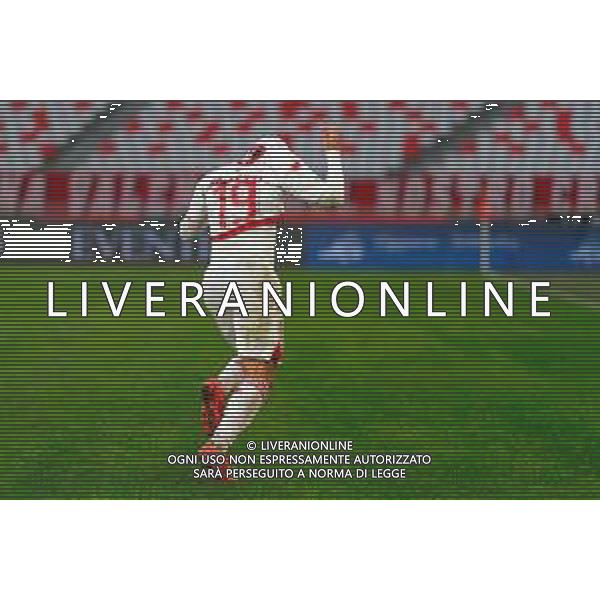 TVEM December 29, 2024 Bari, Italy - SSC Bari vs Spezia Calcio - Italian soccer serie B 2024/25 - San Nicola Stadium. In the pic: Cesar Falletti of SSC Bari celebrates after scoring a goal foto emmanuele mastrodonato-ag aldo liverani sas