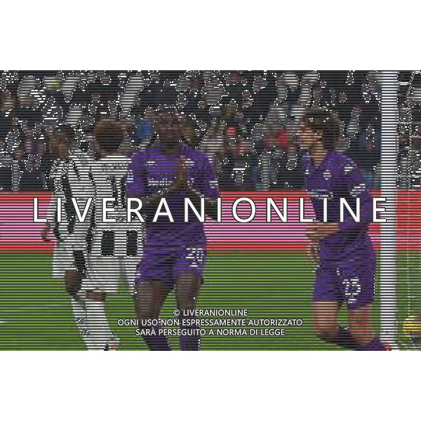 Torino 29.12.2024 Allianz Stadium @Manuela Viganti /Ag. Aldo Liverani sas Juventus vs Fiorentina Campionato Calcio Serie A Enilive 2024/2025 18a giornata Nella foto: esultanza moise kean che chiede scusa ai tifosi della juventus dopo il gol