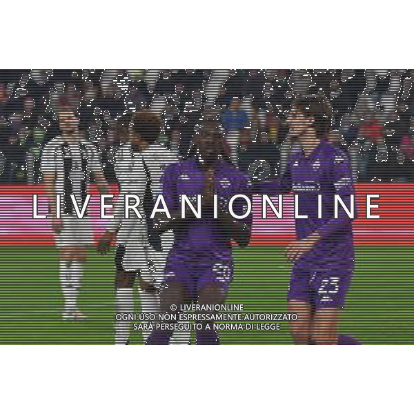Torino 29.12.2024 Allianz Stadium @Manuela Viganti /Ag. Aldo Liverani sas Juventus vs Fiorentina Campionato Calcio Serie A Enilive 2024/2025 18a giornata Nella foto: esuktanza moise kean chiede scusa ai tifosi della juventus dopo il gol