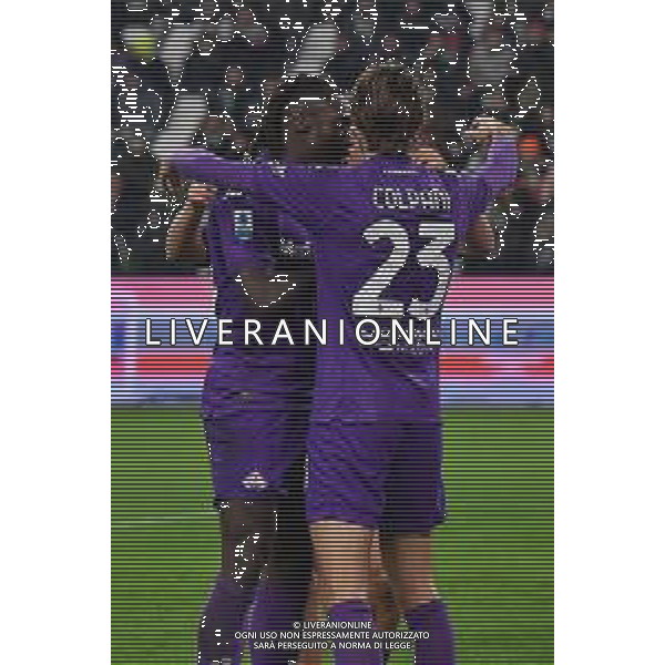 Torino 29.12.2024 Allianz Stadium @Manuela Viganti /Ag. Aldo Liverani sas Juventus vs Fiorentina Campionato Calcio Serie A Enilive 2024/2025 18a giornata Nella foto: esultanza della fiorentina dopo il gol di moise kean