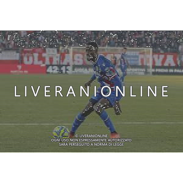 Cedric Gondo of AC Reggiana play the ball during Mantova 1911 vs AC Reggiana, 20° Serie B BKT 2024-25 game at Danilo Martelli stadium in Mantova (MN), Italy, on Dicember 29, 2024. (Photo by Davide Casentini)- AGENZIA ALDO LIVERANI SAS