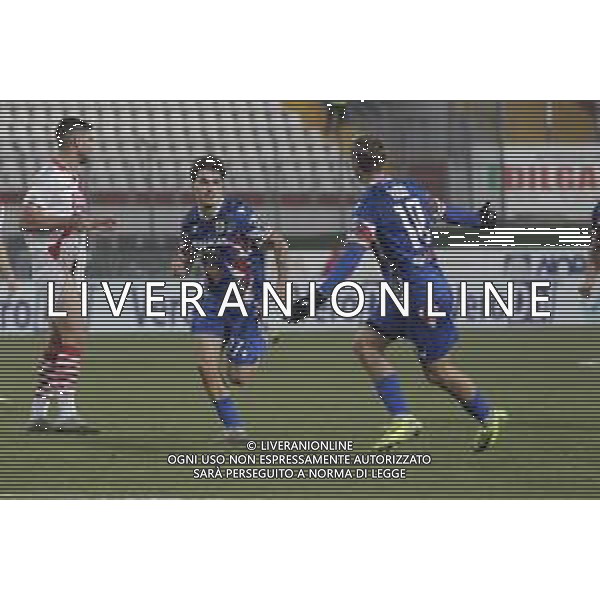 Matteo Maggio of AC Reggiana celebrates after scoring during Mantova 1911 vs AC Reggiana, 20° Serie B BKT 2024-25 game at Danilo Martelli stadium in Mantova (MN), Italy, on Dicember 29, 2024. (Photo by Davide Casentini)- AGENZIA ALDO LIVERANI SAS