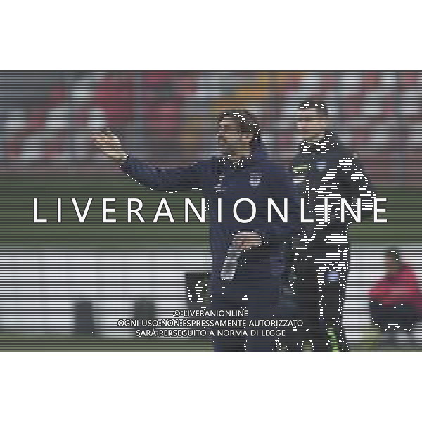 William Viali Head Coach of AC Reggiana gestures during Mantova 1911 vs AC Reggiana, 20° Serie B BKT 2024-25 game at Danilo Martelli stadium in Mantova (MN), Italy, on Dicember 29, 2024. (Photo by Davide Casentini)- AGENZIA ALDO LIVERANI SAS