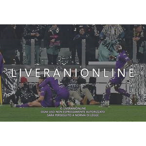 Torino 29.12.2024 Allianz Stadium @Manuela Viganti /Ag. Aldo Liverani sas Juventus vs Fiorentina Campionato Calcio Serie A Enilive 2024/2025 18a giornata Nella foto: esultanza fiorentina dopo il gol di riccardo sottil ©Viganti- AGENZIA ALDO LIVERANI SAS
