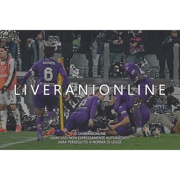 Torino 29.12.2024 Allianz Stadium @Manuela Viganti /Ag. Aldo Liverani sas Juventus vs Fiorentina Campionato Calcio Serie A Enilive 2024/2025 18a giornata Nella foto: esultanza fiorentina dopo il gol di riccardo sottil ©Viganti- AGENZIA ALDO LIVERANI SAS