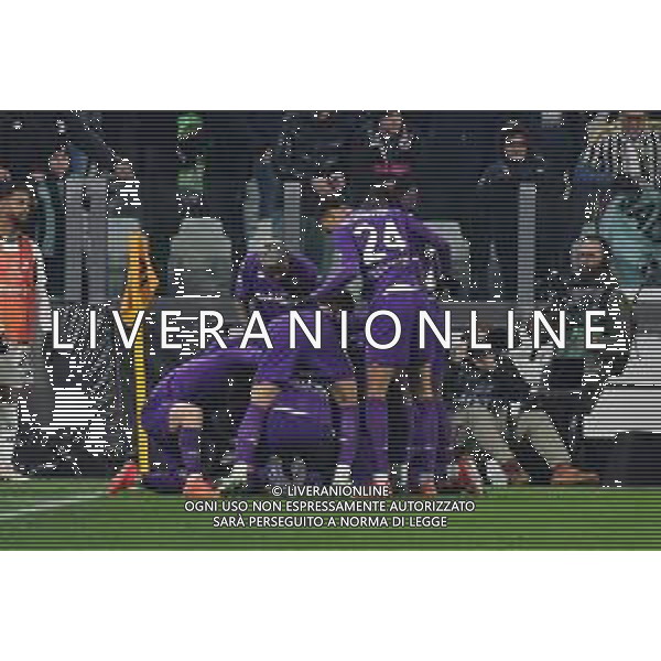 Torino 29.12.2024 Allianz Stadium @Manuela Viganti /Ag. Aldo Liverani sas Juventus vs Fiorentina Campionato Calcio Serie A Enilive 2024/2025 18a giornata Nella foto: esultanza fiorentina dopo il gol di riccardo sottil ©Viganti- AGENZIA ALDO LIVERANI SAS