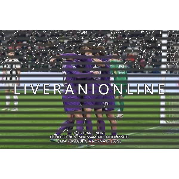 Torino 29.12.2024 Allianz Stadium @Manuela Viganti /Ag. Aldo Liverani sas Juventus vs Fiorentina Campionato Calcio Serie A Enilive 2024/2025 18a giornata Nella foto: esultanza fiorentina dopo il gol di moise kean