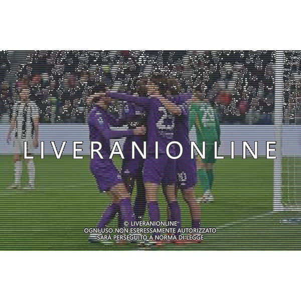 Torino 29.12.2024 Allianz Stadium @Manuela Viganti /Ag. Aldo Liverani sas Juventus vs Fiorentina Campionato Calcio Serie A Enilive 2024/2025 18a giornata Nella foto: esultanza fiorentina dopo il gol di moise kean