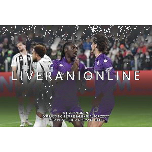 Torino 29.12.2024 Allianz Stadium @Manuela Viganti /Ag. Aldo Liverani sas Juventus vs Fiorentina Campionato Calcio Serie A Enilive 2024/2025 18a giornata Nella foto: esultanza con scuse verso i tifosi della juventus di moise kean dopo il gol