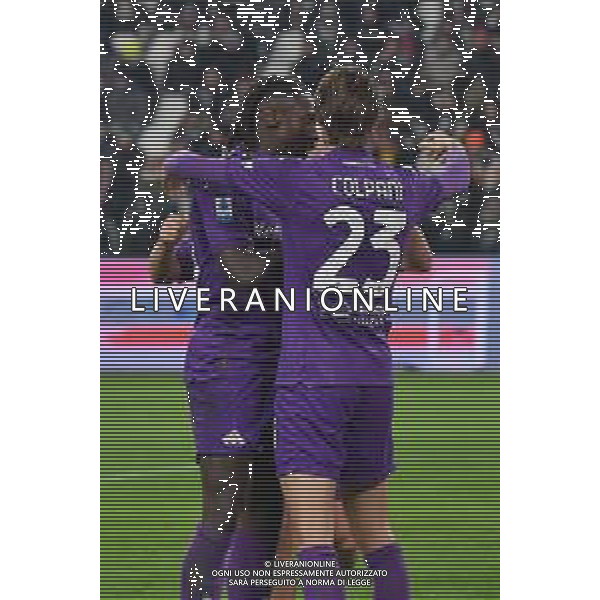 Torino 29.12.2024 Allianz Stadium @Manuela Viganti /Ag. Aldo Liverani sas Juventus vs Fiorentina Campionato Calcio Serie A Enilive 2024/2025 18a giornata Nella foto: esultanza fiorentina dopo il gol di moise kean