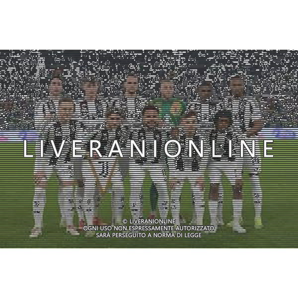Torino 29.12.2024 Allianz Stadium @Manuela Viganti /Ag. Aldo Liverani sas Juventus vs Fiorentina Campionato Calcio Serie A Enilive 2024/2025 18a giornata Nella foto: la formazione della juventus da sx verso dx: dusan vlahovic, nicolò savona, federico gatti, michele di gregorio, pierre kalulu, khephren thuram, teun koopmeiners, manuel locatelli, frencisco conceicao, samuel mbangula