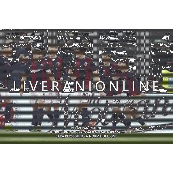 Benjamin Dominguez of Bologna FC celebrates after scoring during Bologna BFC vs Hellas Verona FC, 18° Serie A Enilive 2024-25 game at Renato Dall\'Ara stadium in Bologna (BO), Italy, on Dicember 30, 2024. (Photo by Davide Casentini) -AGENZIA ALDO LIVERANI SAS