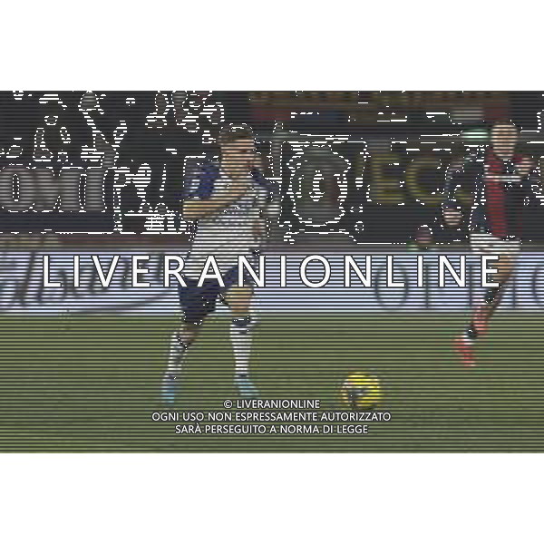 Tomas Suslov of Hellas Verona FC play the ball during Bologna BFC vs Hellas Verona FC, 18° Serie A Enilive 2024-25 game at Renato Dall\'Ara stadium in Bologna (BO), Italy, on Dicember 30, 2024. (Photo by Davide Casentini) -AGENZIA ALDO LIVERANI SAS