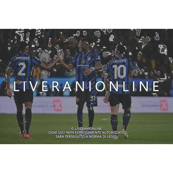 TVRG Inter vs Atalanta nella foto Inter esultanza dopo il gol del 2 a 0 Riyadh (SA) 02-01-2025 Al-Awwal Park Stadium Semifinale EA Sports Supercup - Supercoppa Italiana foto Roberto Garavaglia/Agenzia Aldo Liverani sas