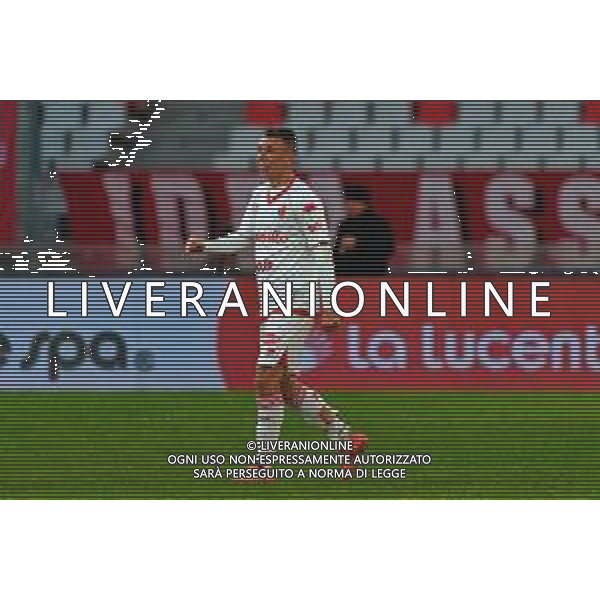 TVEM December 29, 2024 Bari, Italy - SSC Bari vs Spezia Calcio - Italian soccer serie B 2024/25 - San Nicola Stadium. In the pic: Cesar Falletti of SSC Bari celebrates after scoring a goal FOTO EMMANUELE MASTRODONATO-AG ALDO LIVERANI SAS