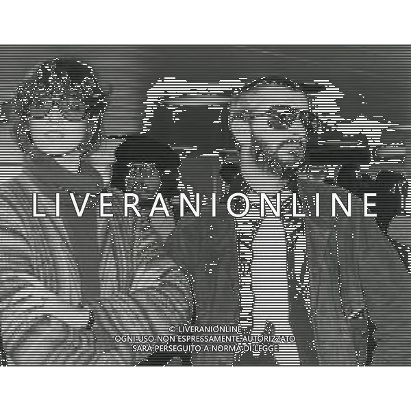 ST-RETROSPETTIVA RINGO STARR CANTANTE E COMPONENENTE DEL COMPLESSO MUSICALE DEI BETALES NELLA FOTO RINGO STARR CON LA MOGLIE MAUREEN COX A MILANO AG ALDO LIVERANI SAS 