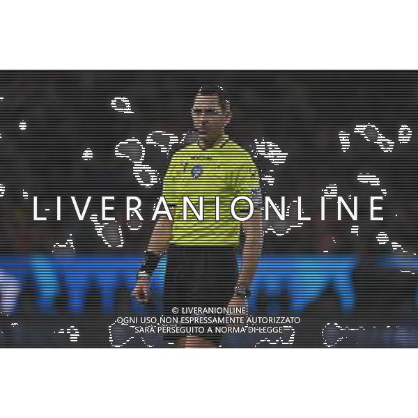 TVRG Juventus vs Milan nella foto l\'arbitro Andrea Colombo di Como Riyadh (SA) 03-01-2025 Al-Awwal Park Stadium Semifinale EA Sports Supercup - Supercoppa Italiana foto Roberto Garavaglia/Agenzia Aldo Liverani sas