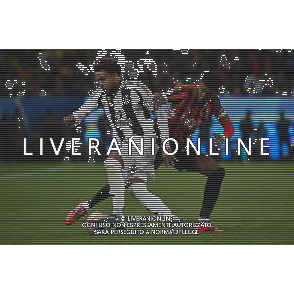 TVRG Juventus vs Milan nella foto Weston McKennie (Juventus) ed Emerson Royal (Milan) Riyadh (SA) 03-01-2025 Al-Awwal Park Stadium Semifinale EA Sports Supercup - Supercoppa Italiana foto Roberto Garavaglia/Agenzia Aldo Liverani sas