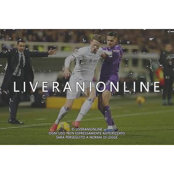 ZCP - 04/01/2024 FIORENTINA - NAPOLI Campionato di Calcio seria A 2024/2025 - nella foto: Scott Mctominay(S.S. Napoli)Matias Moreno of ACF Fiorentina ©Claudio Zamagni/Agenzia Aldo Liverani s.a.s.