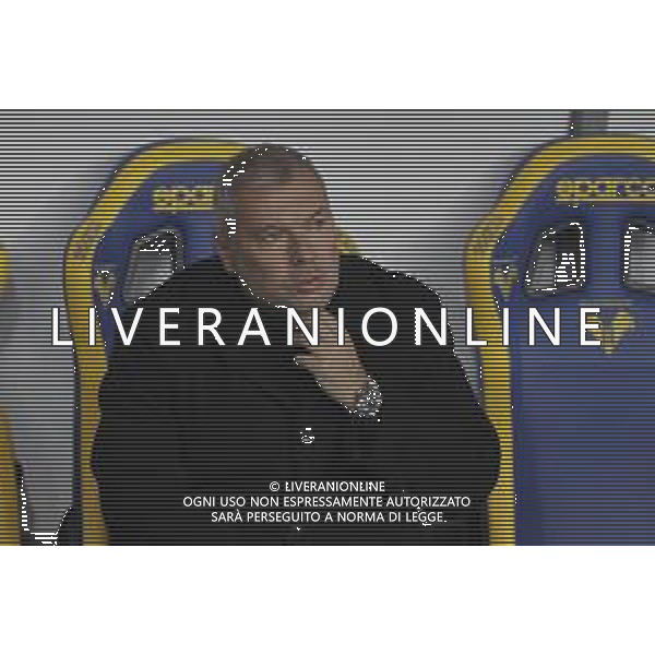 Sean Sogliano Sport director of Hellas Verona FC looks during Hellas Verona FC vs Udinese Calcio, 19° Serie A Enilive 2024-25 game at Marcantonio Bentegodi stadium in Verona (VR), Italy, on January 04, 2025. (Photo by Davide Casentini)- AGENZIA ALDO LIVERANI SAS