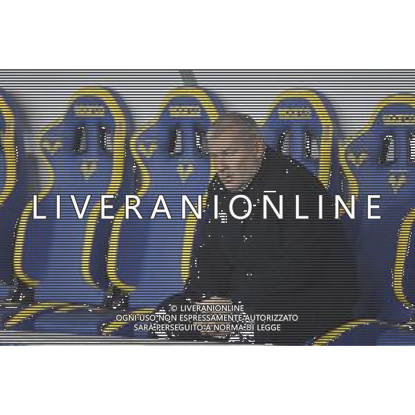 Sean Sogliano Sport director of Hellas Verona FC during Hellas Verona FC vs Udinese Calcio, 19° Serie A Enilive 2024-25 game at Marcantonio Bentegodi stadium in Verona (VR), Italy, on January 04, 2025. (Photo by Davide Casentini)- AGENZIA ALDO LIVERANI SAS