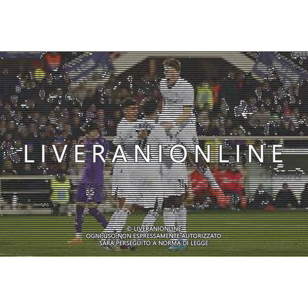 ZCP - 04/01/2024 FIORENTINA - NAPOLI Campionato di Calcio seria A 2024/2025 - nella foto: esultanza napoli dopo il goal ©Claudio Zamagni/Agenzia Aldo Liverani s.a.s.