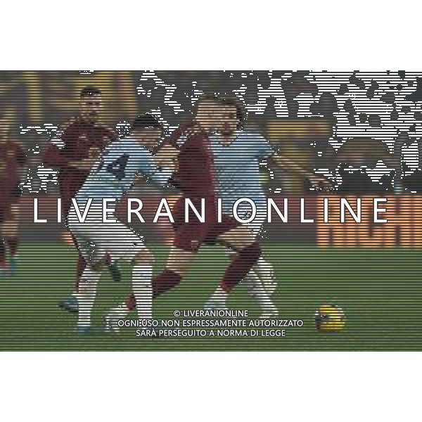 Roma vs Lazio Campionato Serie A Enilive - 19 Giornata Stadio Olimpico - Roma 05-01-2025 nella foto Gila e Dovbyk ©Federico Gaetano-AGENZIA ALDO LIVERANI SAS