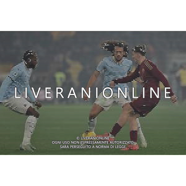 Roma vs Lazio Campionato Serie A Enilive - 19 Giornata Stadio Olimpico - Roma 05-01-2025 nella foto Guendouzi e Saelemaekers ©Federico Gaetano-AGENZIA ALDO LIVERANI SAS