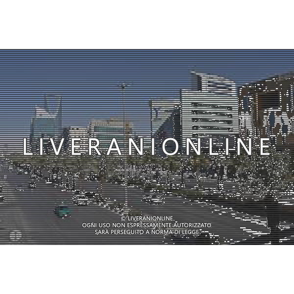 TVRG Riyadh panoramiche nella foto la King Fahd Road Riyadh (SA) 06-01-2025 Panoramiche della città di Riyadh capitale dell\'Arabia Saudita foto Roberto Garavaglia/Agenzia Aldo Liverani sas