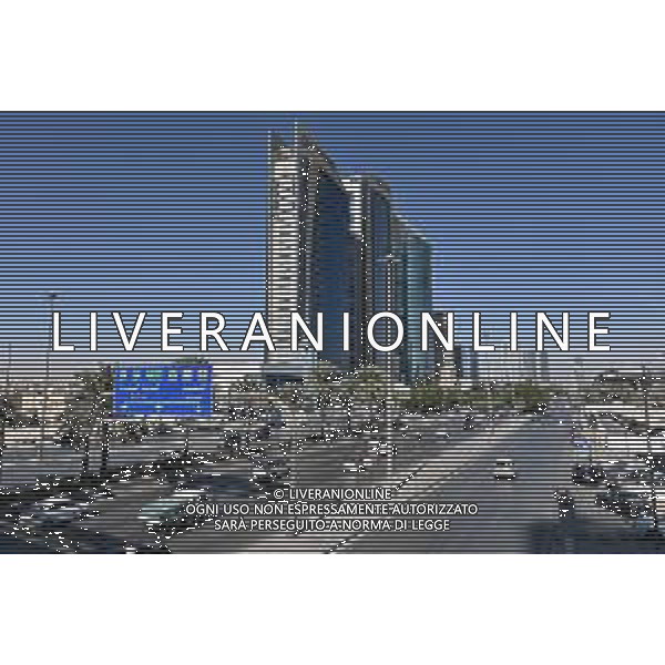 TVRG Riyadh panoramiche nella foto edifici sulla King Fahd Road Riyadh (SA) 06-01-2025 Panoramiche della città di Riyadh capitale dell\'Arabia Saudita foto Roberto Garavaglia/Agenzia Aldo Liverani sas