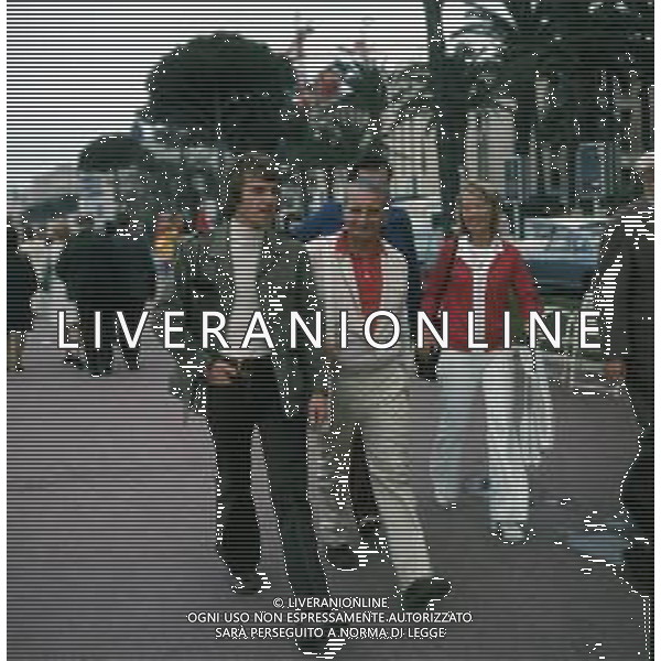 COL-RETROSPETTIVA MALCOM MCDOWELL ATTORE NELLA FOTO MALCOM MCDOWELL A CANNES NELL\'ANNO 1973 AG ALDO LIVERANI SAS