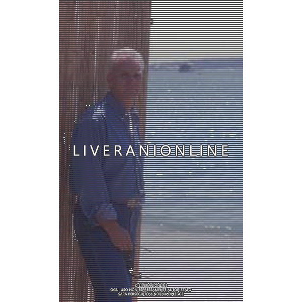 DIAP-RETROSPETTIVA MALCOM MCDOWELL ATTORE NELLA FOTO MALCOM MCDOWELL A CANNES NELL\'ANNO 1991 AG ALDO LIVERANI SAS