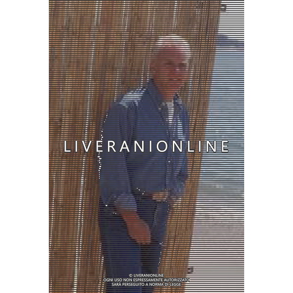 DIAP-RETROSPETTIVA MALCOM MCDOWELL ATTORE NELLA FOTO MALCOM MCDOWELL A CANNES NELL\'ANNO 1991 AG ALDO LIVERANI SAS