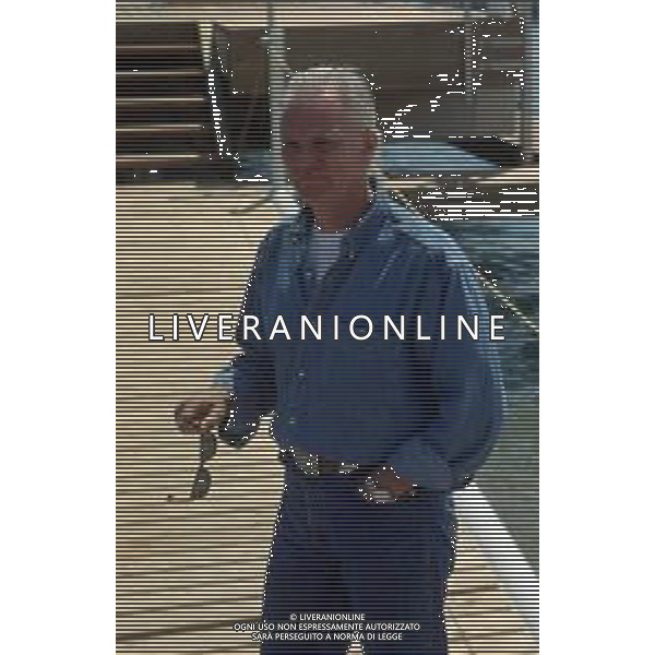 DIAP-RETROSPETTIVA MALCOM MCDOWELL ATTORE NELLA FOTO MALCOM MCDOWELL A CANNES NELL\'ANNO 1991 AG ALDO LIVERANI SAS