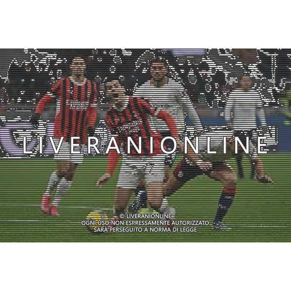 Milan vs Cagliari nella foto Alvaro Morata (Milan) Milano 11-01-2025 Stadio Giuseppe Meazza - San Siro Campionato Serie A Enilive - 20a giornata foto Roberto Garavaglia/Agenzia Aldo Liverani sas ©Garavaglia - AGENZIA ALDO LIVERANI SAS