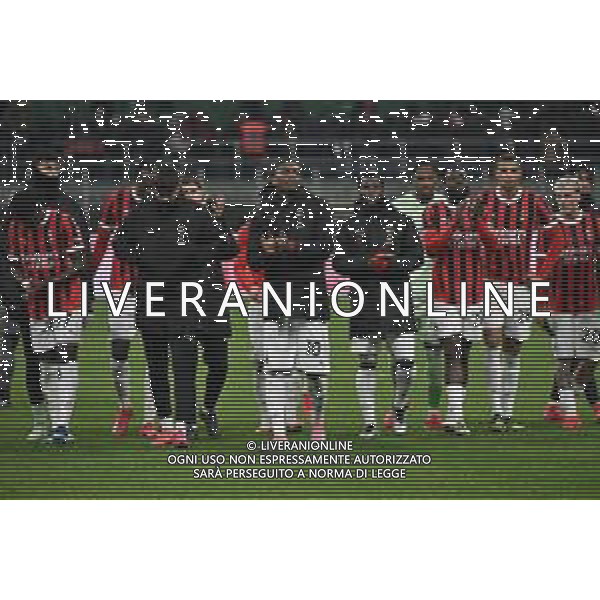 Milan vs Cagliari nella foto delusione Milan Milano 11-01-2025 Stadio Giuseppe Meazza - San Siro Campionato Serie A Enilive - 20a giornata foto Roberto Garavaglia/Agenzia Aldo Liverani sas- AGENZIA ALDO LIVERANI SAS