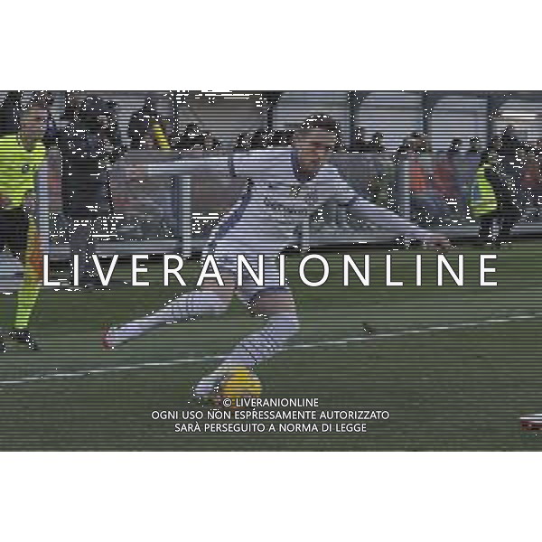 Piotr Zielinski of Inter FC play the ball during Venezia FC vs FC Internazionale, 20° Serie A Enilive 2024-25 game at Pier Luigi Penzo stadium in Venezia (VE), Italy, on January 12, 2025. (Photo by Davide Casentini)- AGENZIA ALDO LIVERANI SAS