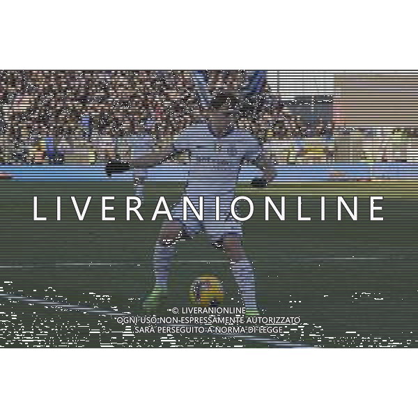 Nicolo’ Barella play the ball during Venezia FC vs FC Internazionale, 20° Serie A Enilive 2024-25 game at Pier Luigi Penzo stadium in Venezia (VE), Italy, on January 12, 2025. (Photo by Davide Casentini) - AGENZIA ALDO LIVERANI SAS
