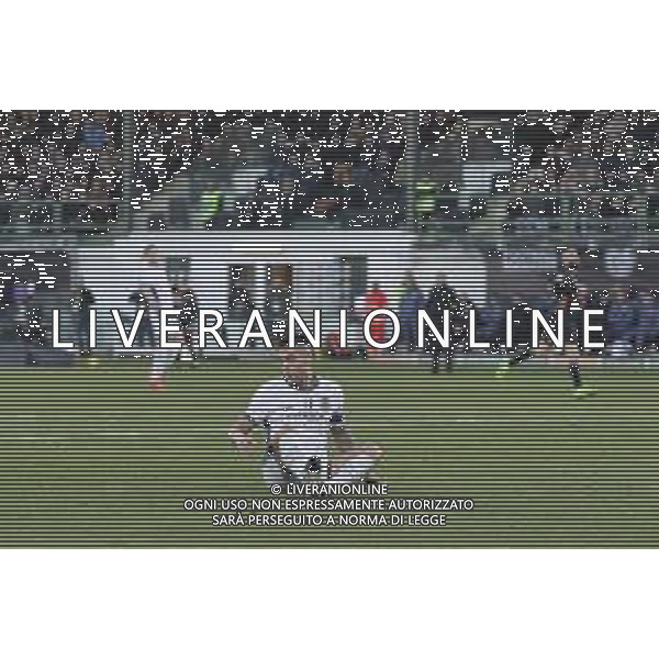 Lautaro Martínez of Inter FC expresses disappointment during Venezia FC vs FC Internazionale, 20° Serie A Enilive 2024-25 game at Pier Luigi Penzo stadium in Venezia (VE), Italy, on January 12, 2025. (Photo by Davide Casentini) - AGENZIA ALDO LIVERANI SAS