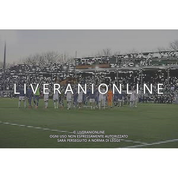 inter players celebrate the victory at the end of Venezia FC vs FC Internazionale, 20° Serie A Enilive 2024-25 game at Pier Luigi Penzo stadium in Venezia (VE), Italy, on January 12, 2025. (Photo by Davide Casentini) - AGENZIA ALDO LIVERANI SAS