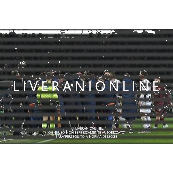 Torino 11.01.25 Stadio Grande Torino @Manuela Viganti/Ag. Aldo Liverani sas Torino vs Juventus Campionato Calcio Serie A Enilive 2024/2025 20a giornata Nella foto: Rissa Juventus Torino che è costata l\'espulsione a Thiago Motta e Paolo Vanoli ©Viganti - AGENZIA ALDO LIVERANI SAS