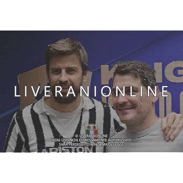 TVMV-Torino 12.01.2025 Allianz Stadium ©Manuela Viganti/Agenzia Aldo Liverani Kings League World Cup Nations 2025 Finale Brasile Colombia Nella foto: gerard pique e iker casillas ©Viganti - AGENZIA ALDO LIVERANI SAS